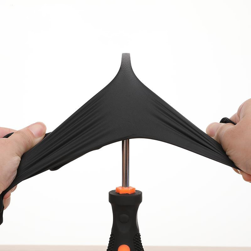 Household Diamond Dotted Black Nitrile Gloves Custom